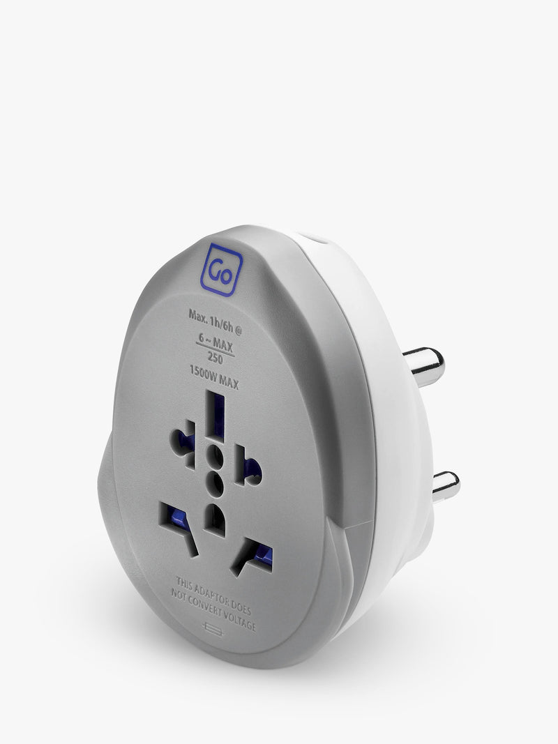Go Travel India USB-C charger adapter compact design, imported from the UK