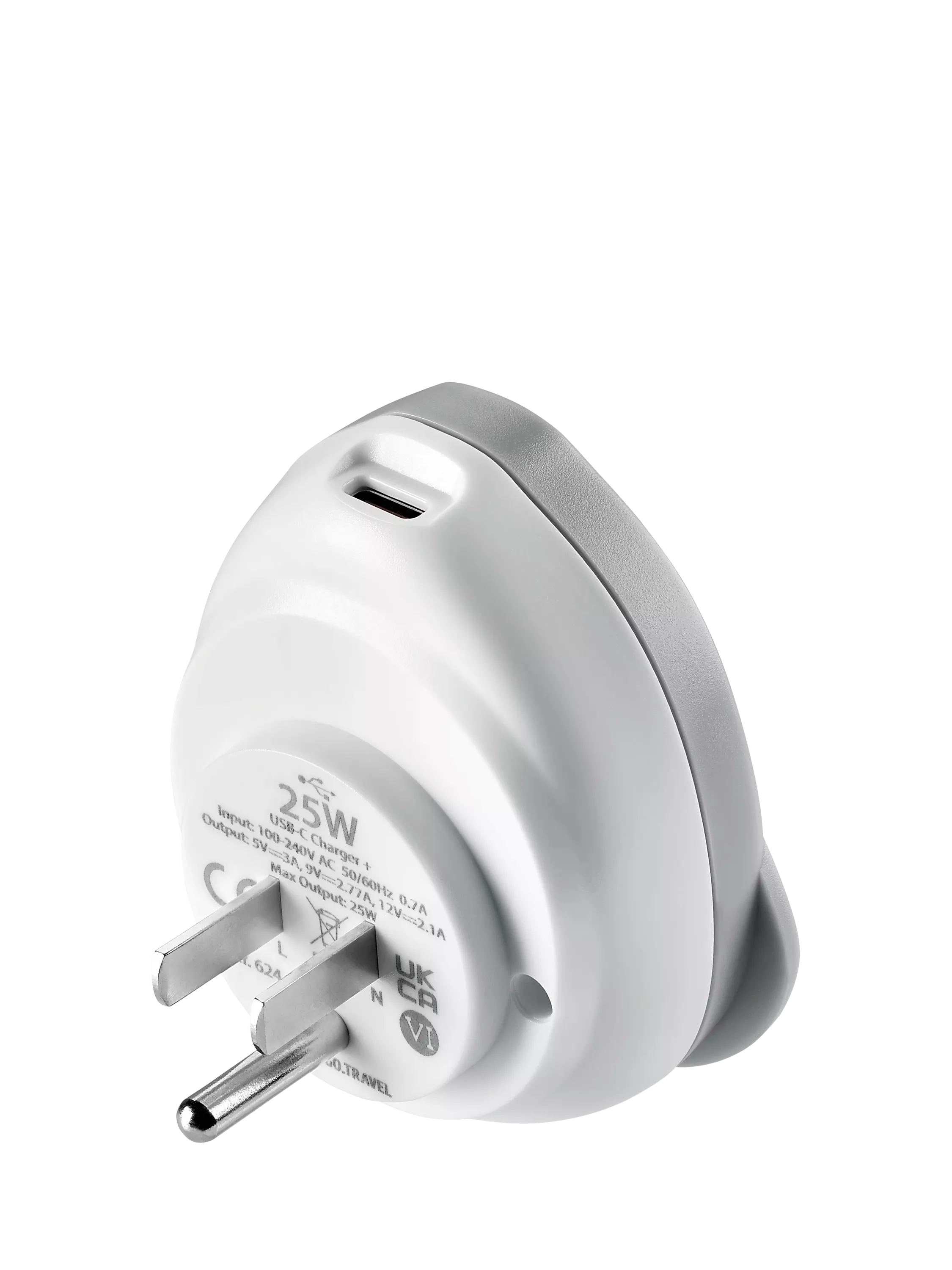 Go Travel Americas USB-C charger adapter, British product