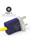 Go Travel worldwide dual-port USB charger - British product