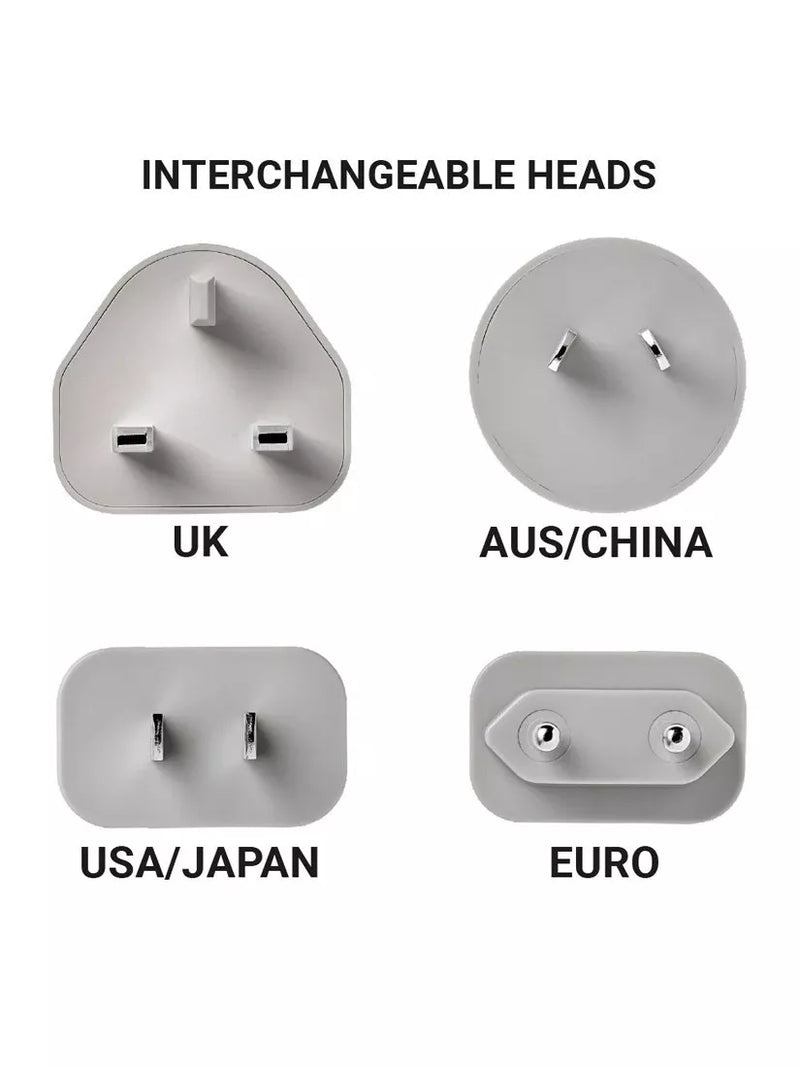 Go Travel GaN charger 65W USB-C USB-A (British brand)