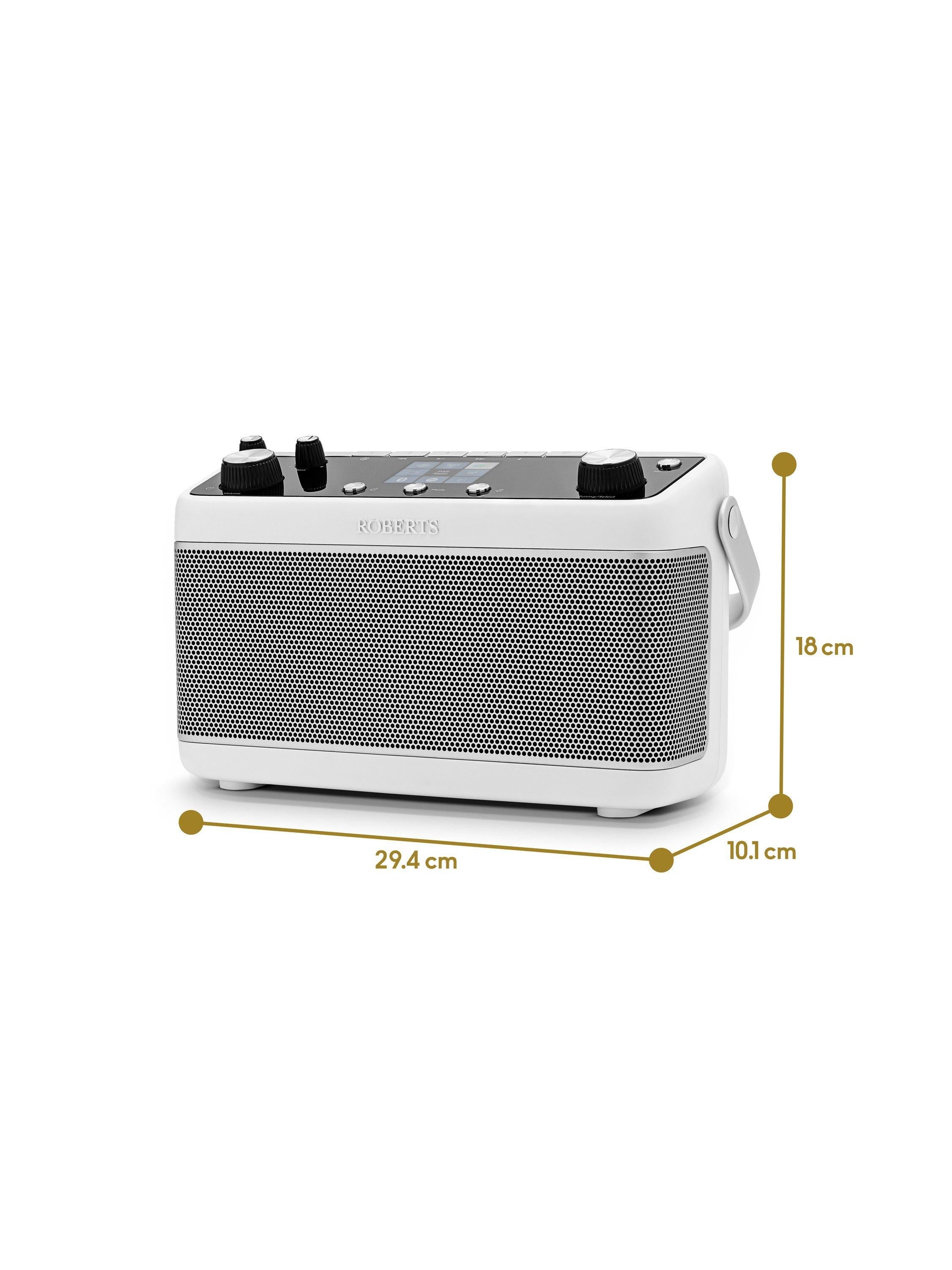 Roberts Stream 219 portable digital radio white, British product