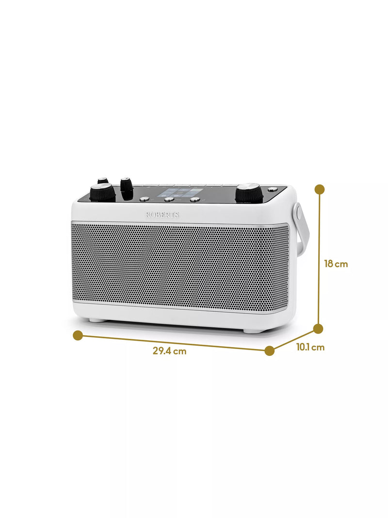 Roberts Stream 219 portable digital radio white, British product
