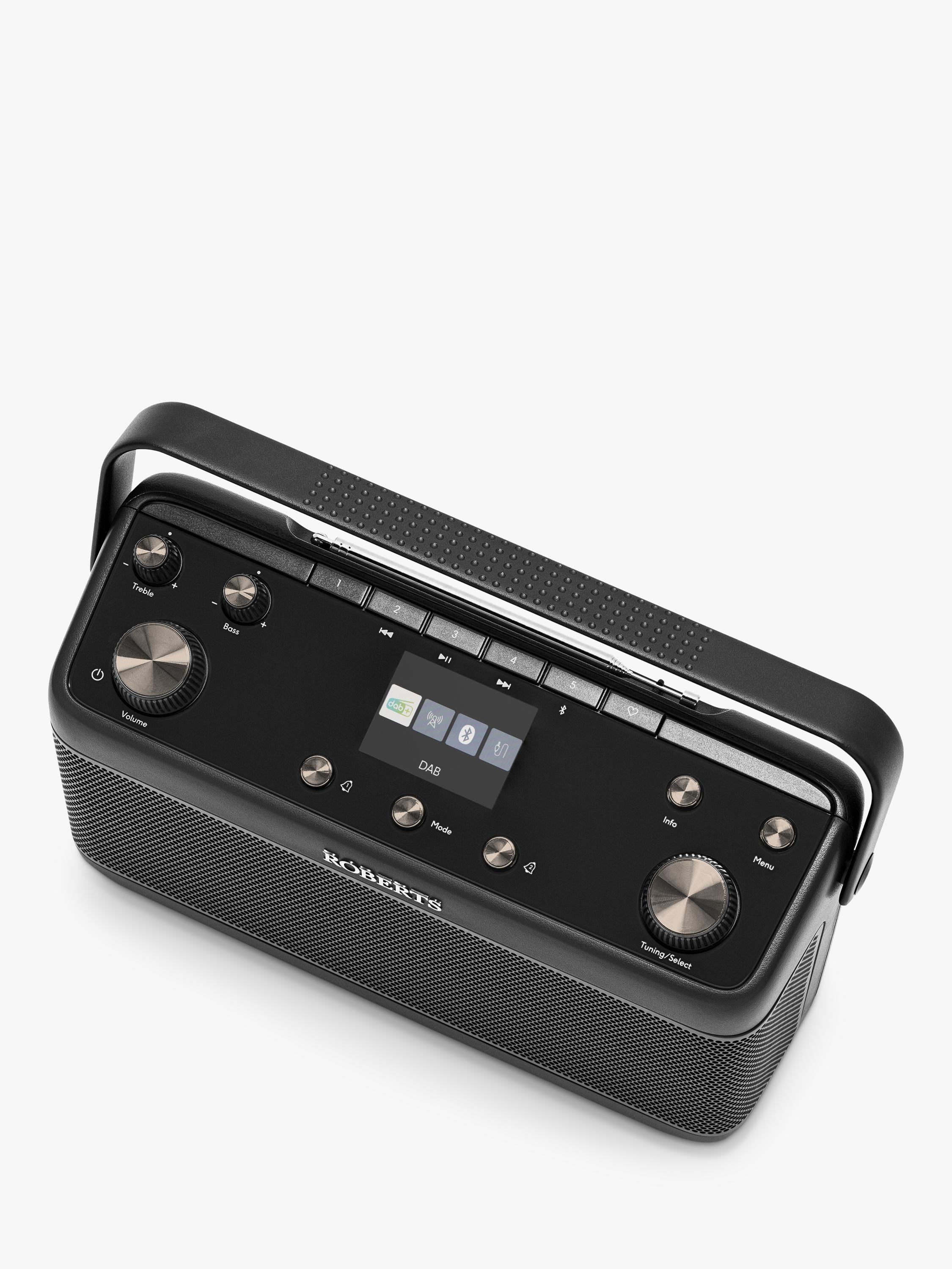 Roberts Blutune 7 DAB+ Bluetooth radio black, imported from the UK