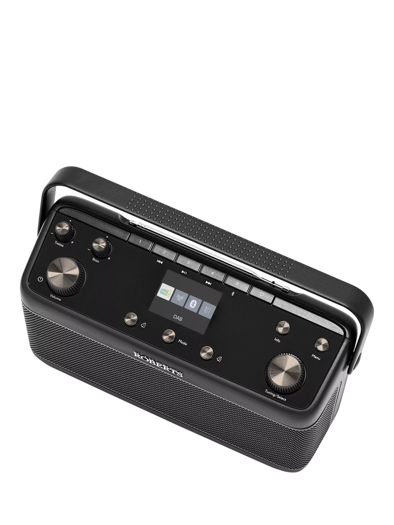 Roberts Blutune 7 DAB+ Bluetooth radio black, imported from the UK