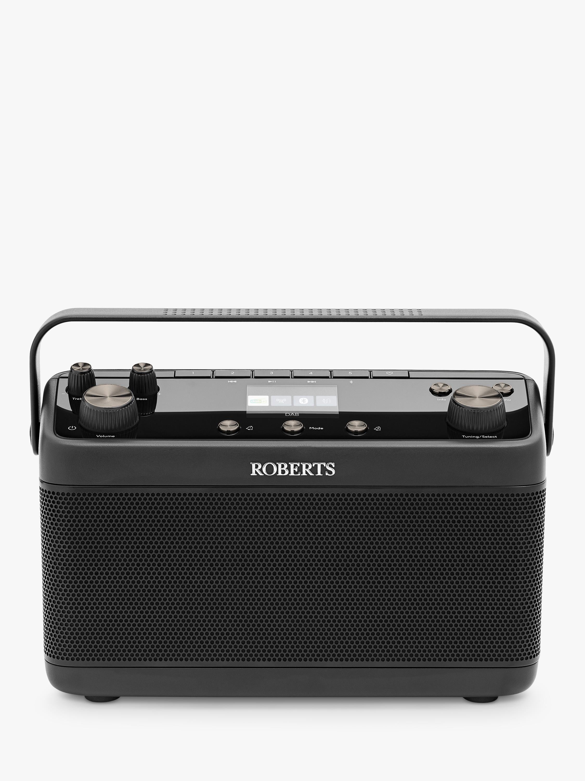 Roberts Blutune 7 DAB+ Bluetooth radio black, imported from the UK