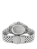 Rotary APEX100 men's watch silver bracelet black dial, UK version