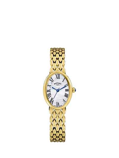 John Lewis Rotary RLB10024/07 Women's Heritage Astoria Bracelet Strap Watch, Gold- Buy online at McGrocer