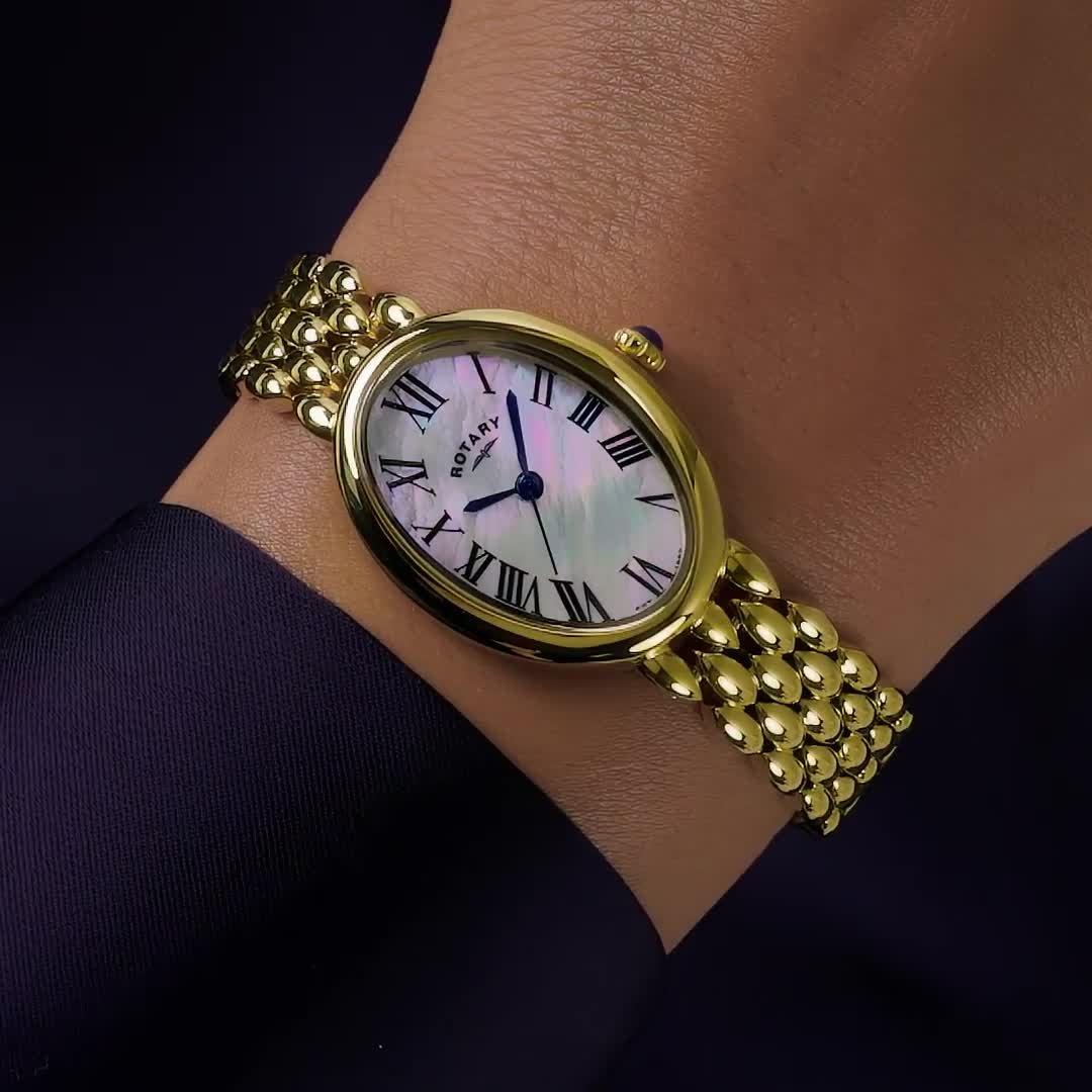 Rotary Heritage Astoria gold watch 23mm, imported from the UK