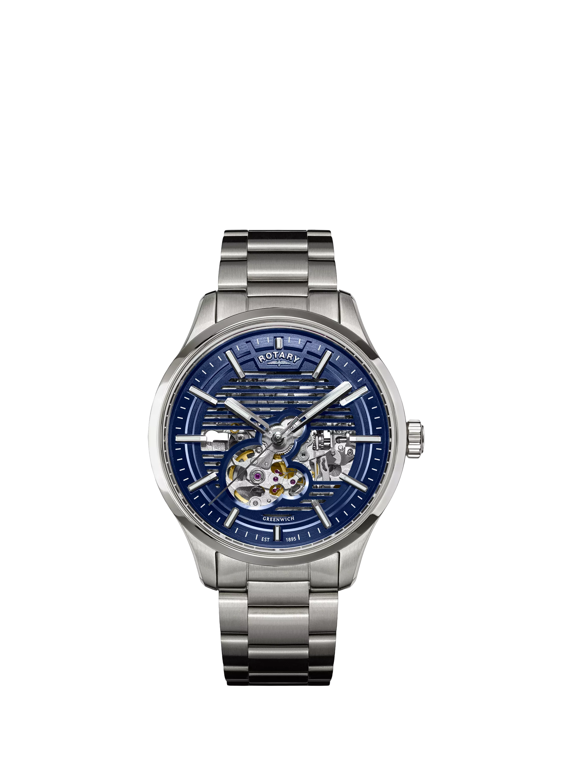 Rotary men's automatic watch Greenwich Strata 42mm, UK version