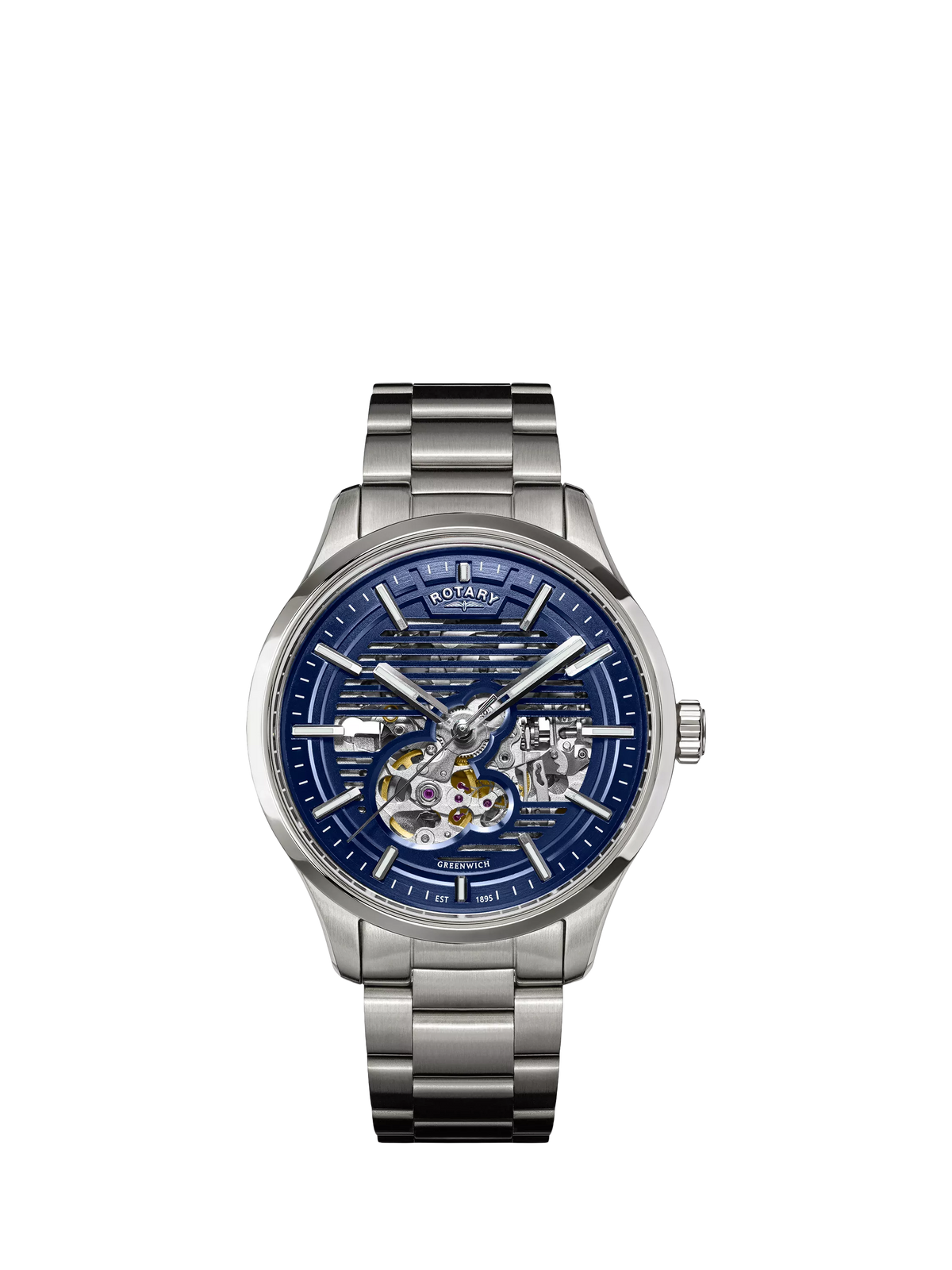 Rotary men's automatic watch Greenwich Strata 42mm, UK version