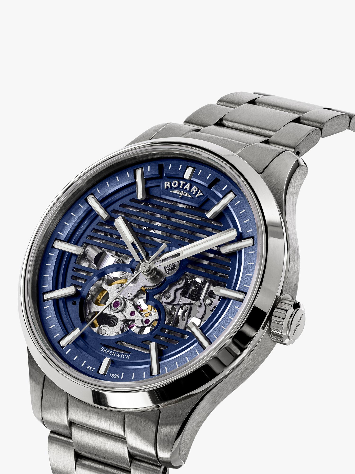 Rotary men's automatic watch Greenwich Strata 42mm, UK version