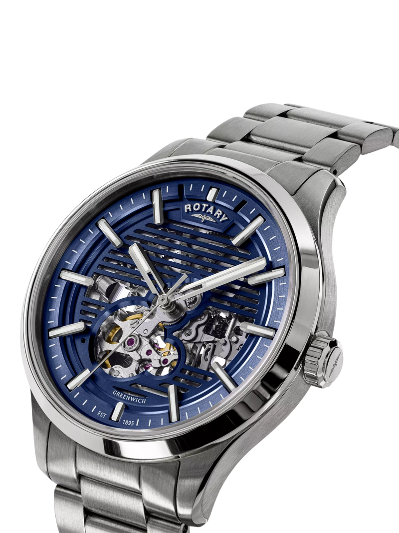 Rotary men's automatic watch Greenwich Strata 42mm, UK version