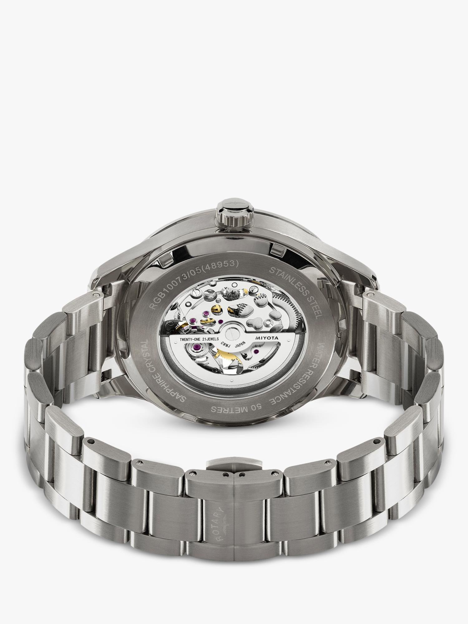 Rotary men's automatic watch Greenwich Strata 42mm, UK version
