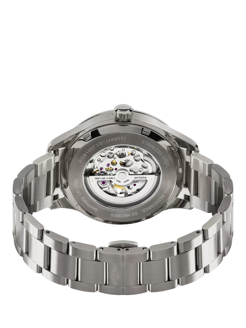 Rotary men's automatic watch Greenwich Strata 42mm, UK version