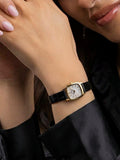 Rotary Heritage Astoria gold watch black leather strap, imported from the UK