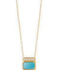 Astley Clarke Aurora Ridge Square Pendant Necklace