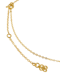 Ottoman Hands Sunrise Rose Quartz necklace gold, imported from the UK