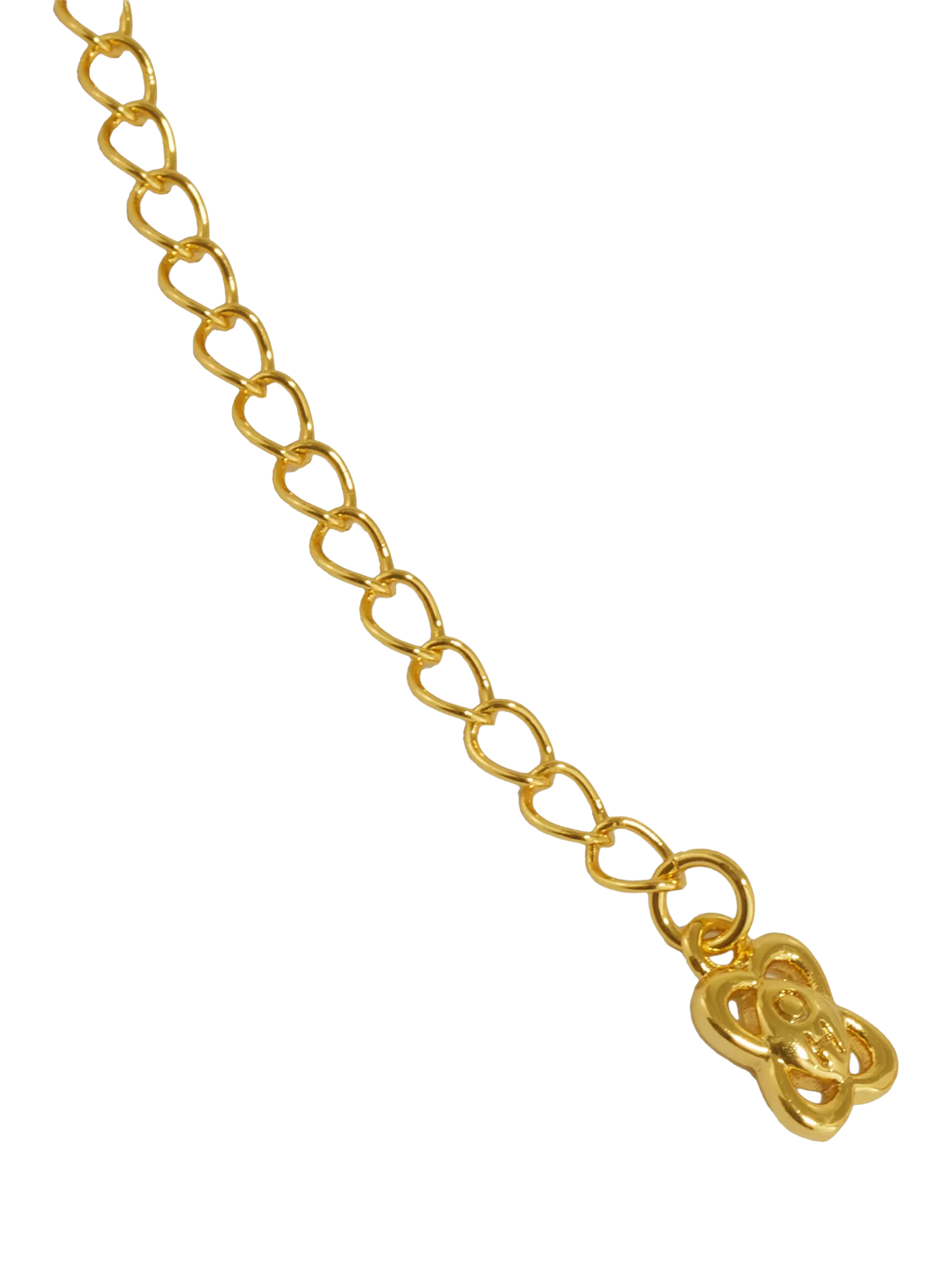 Ottoman Hands lapis pink jade beaded necklace gold, UK version