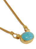 Ottoman Hands Daphne Turquoise Gold necklace - British product