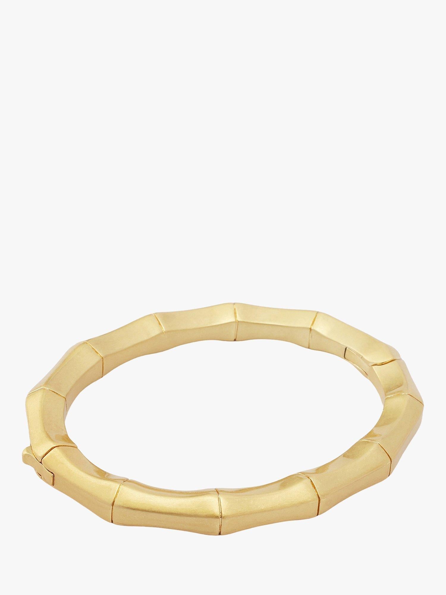 AllSaints bamboo bangle gold tone 57mm, UK version