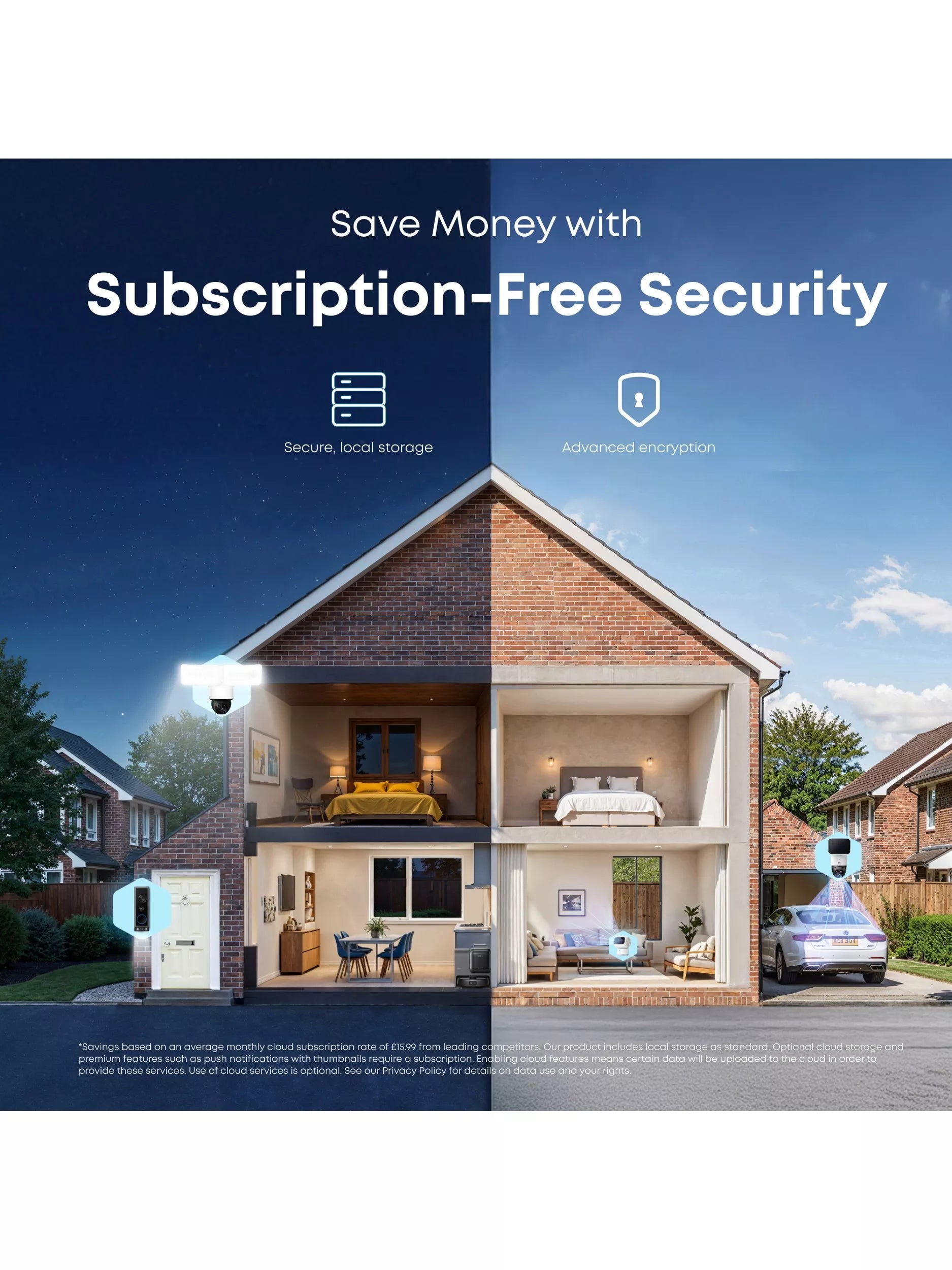 eufy E30 2K security camera floodlight - British product