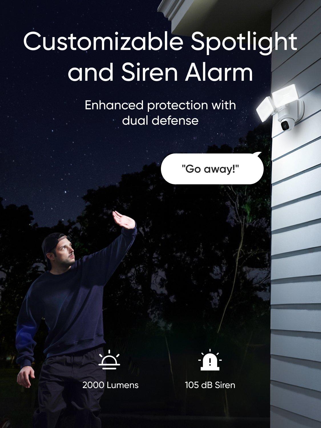eufy E30 2K security camera floodlight - British product