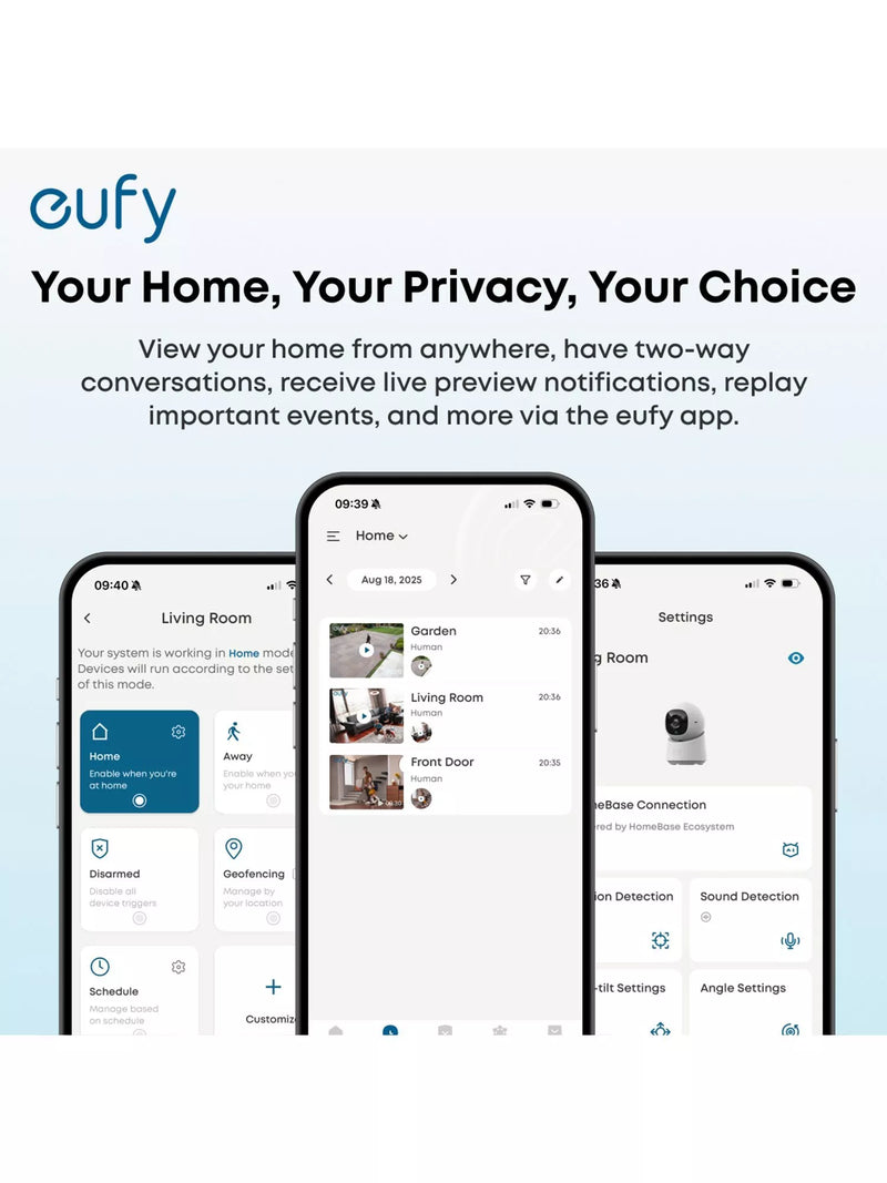 eufy E30 2K security camera floodlight - British product