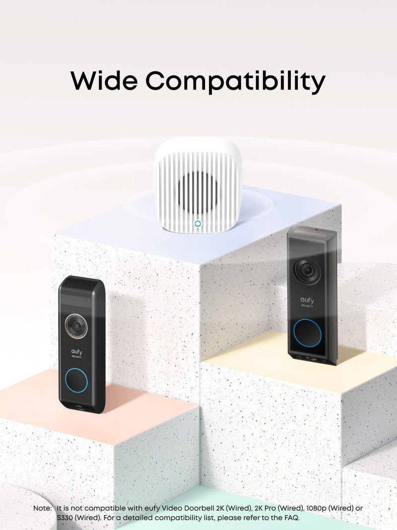 eufy doorbell chime 2 White (British brand)
