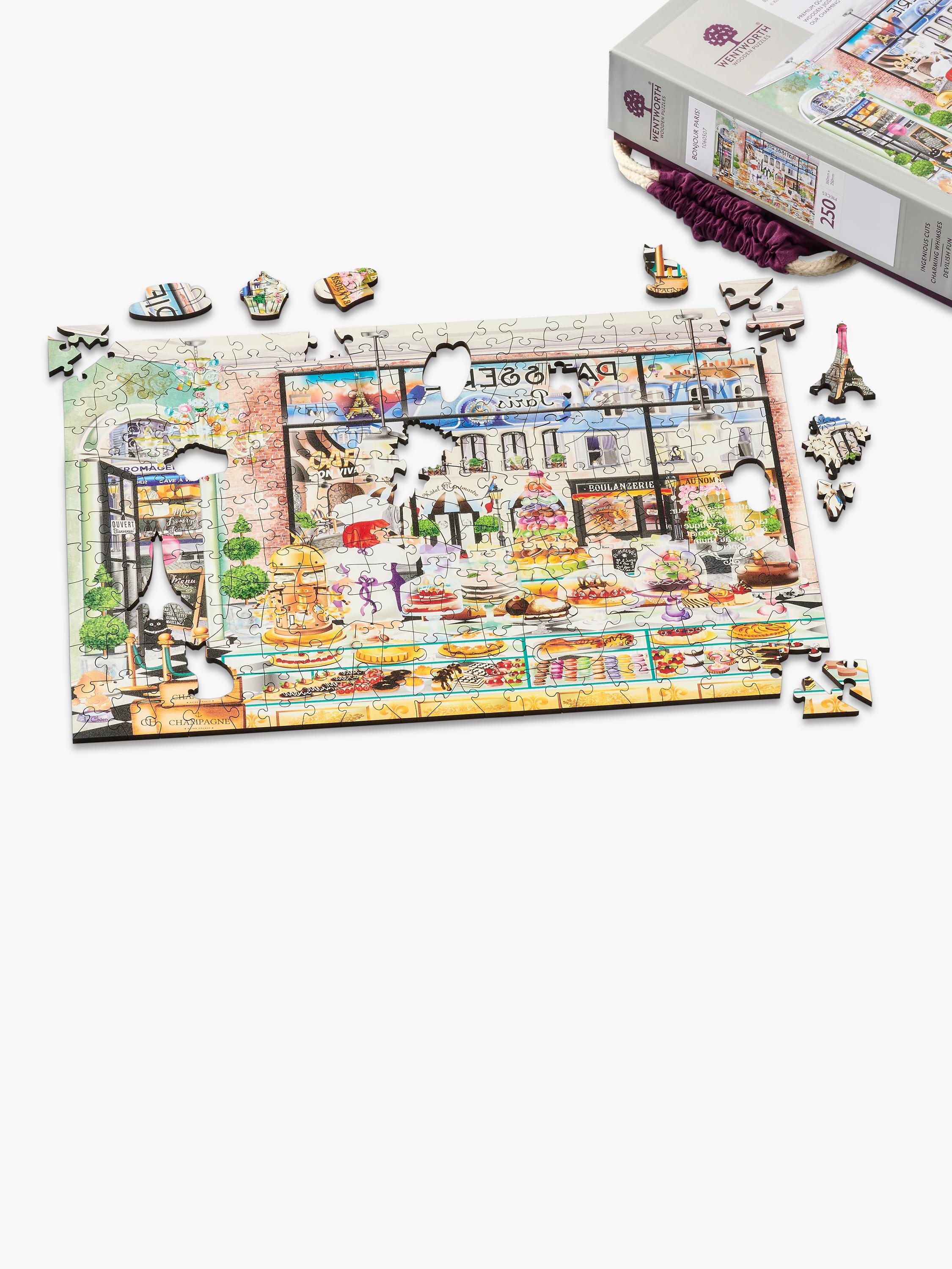 Wentworth Wooden Puzzles Bonjour Paris jigsaw puzzle 600 pieces (British brand)