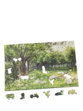 Wentworth Wooden Puzzles Sheep in an Orchard jigsaw puzzle 300 pieces, imported from the UK