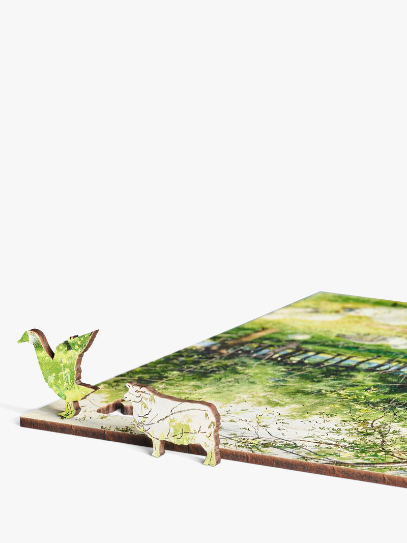 Wentworth Wooden Puzzles Sheep in an Orchard jigsaw puzzle 300 pieces, imported from the UK