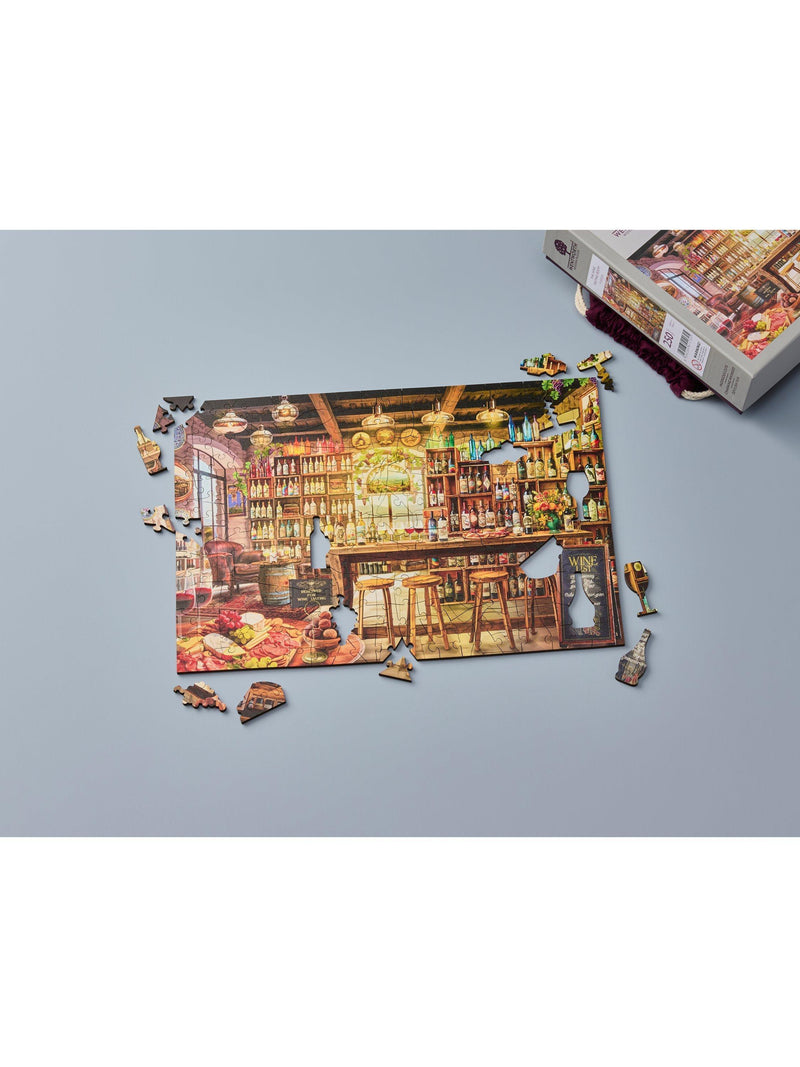 Wentworth Wooden Puzzles Wine Tasting Room 300-piece jigsaw, imported from the UK