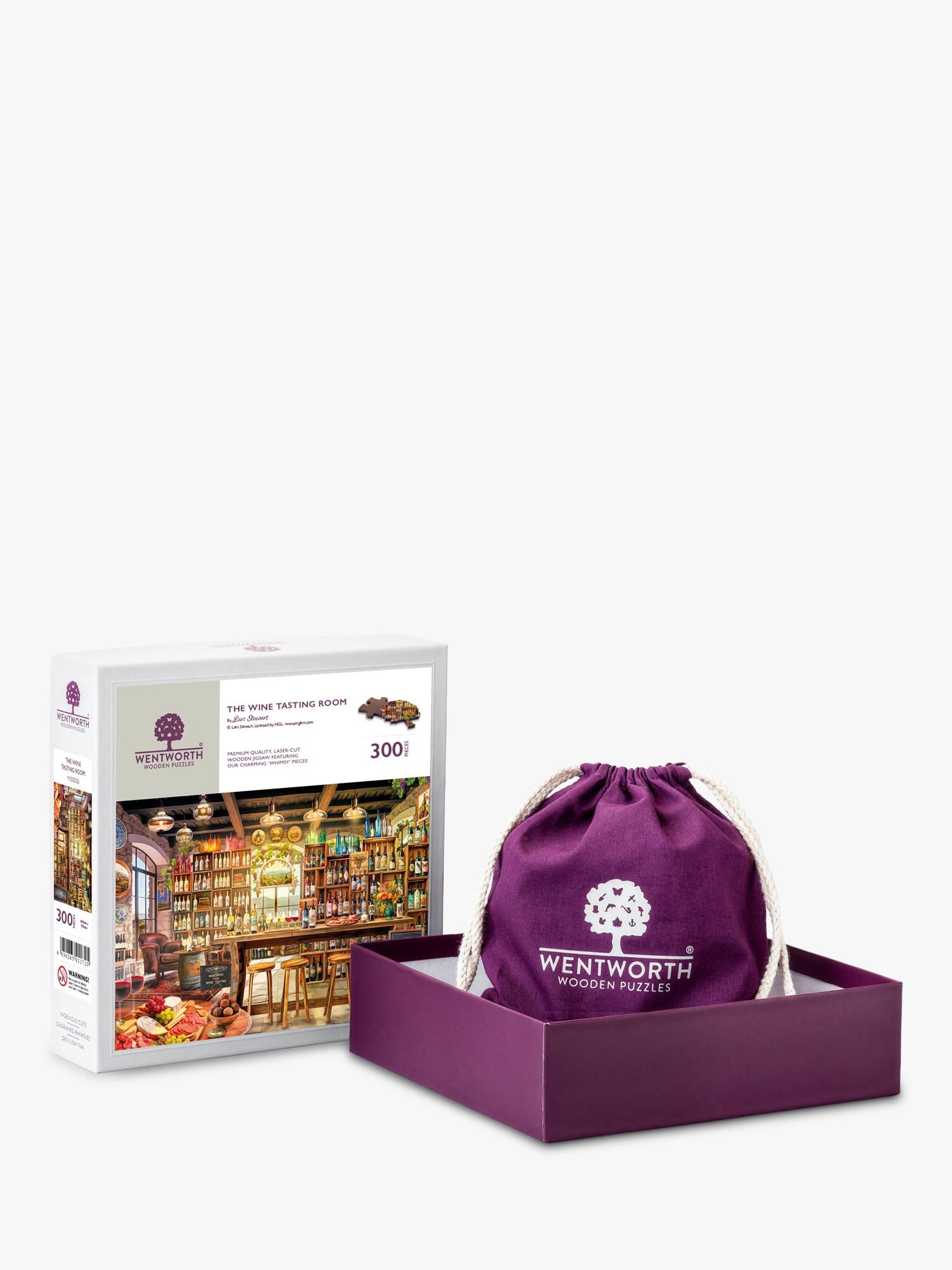 Wentworth Wooden Puzzles Wine Tasting Room 300-piece jigsaw, imported from the UK