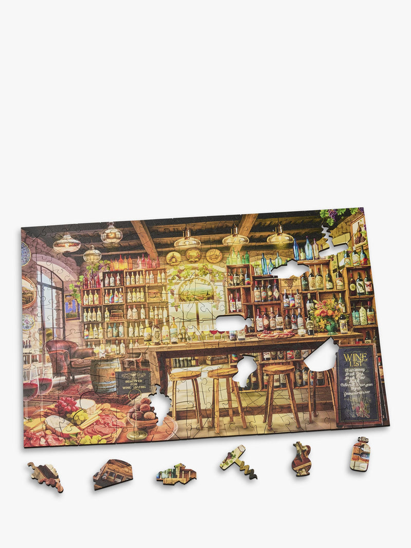 Wentworth Wooden Puzzles Wine Tasting Room 300-piece jigsaw, imported from the UK