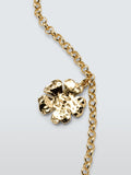 Completedworks flower charm necklace gold 50.8cm (British brand)