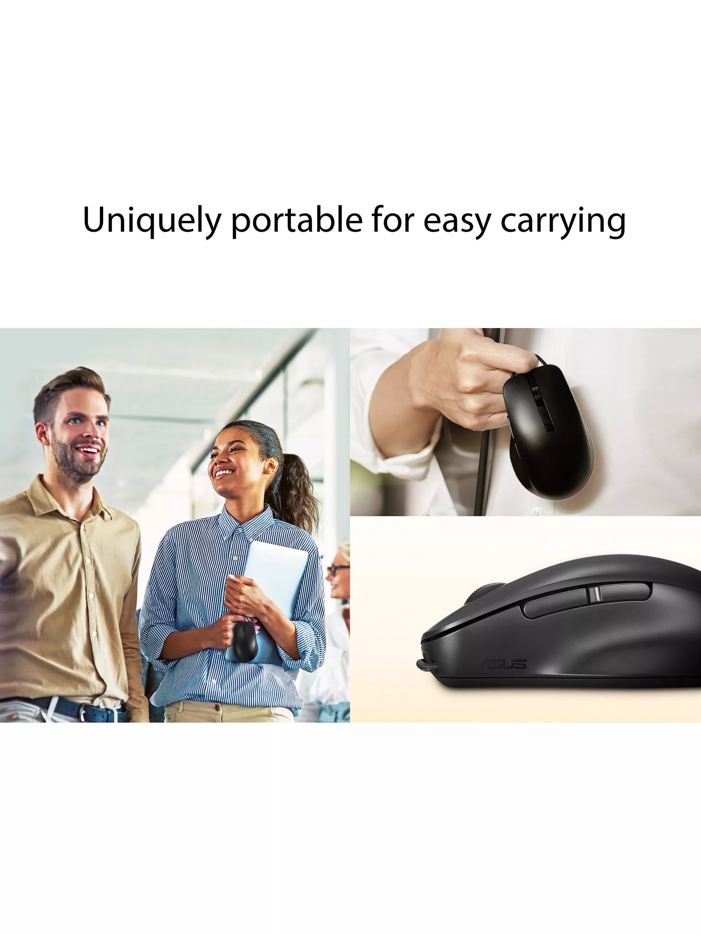 ASUS SmartO Mouse Silent Plus wireless mouse, imported from the UK