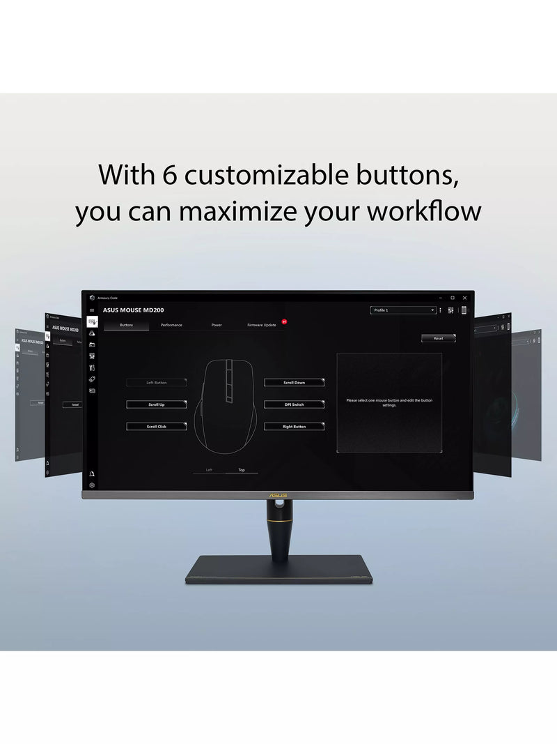 ASUS SmartO Mouse Silent Plus wireless mouse, imported from the UK