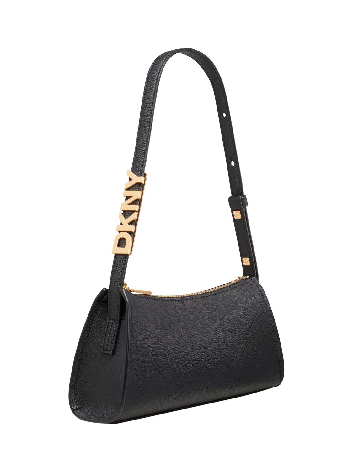 DKNY Avril leather shoulder bag 26cm, imported from the UK
