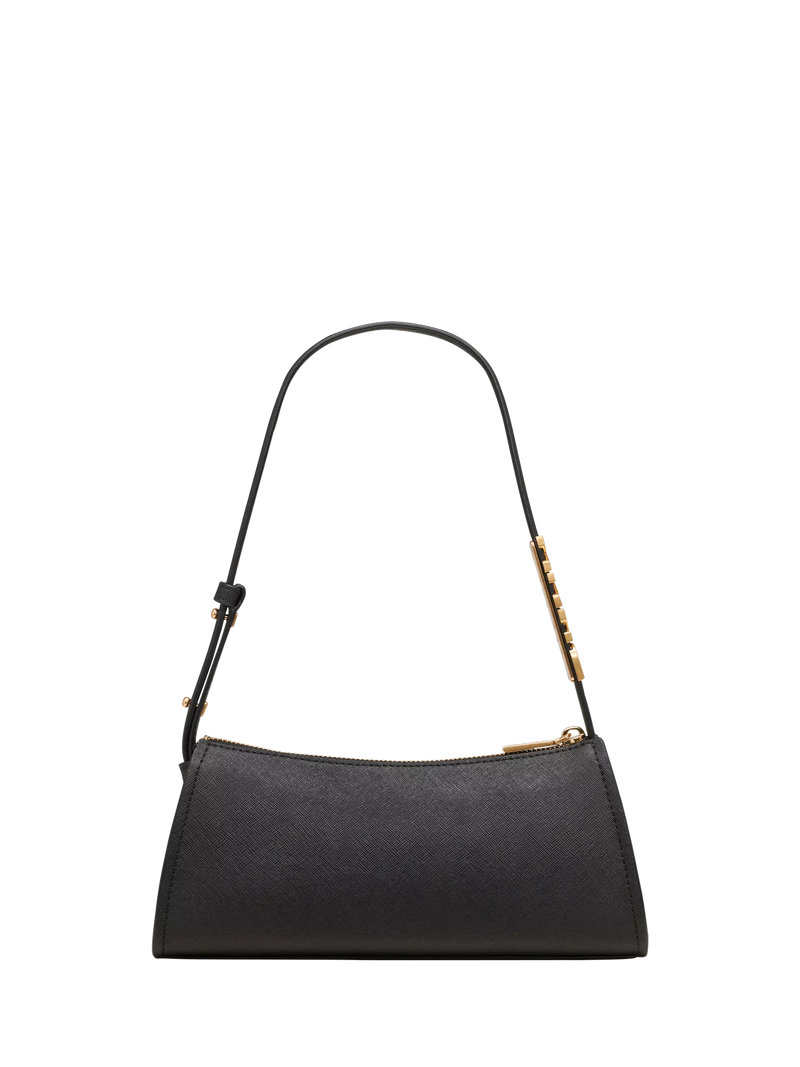 DKNY Avril leather shoulder bag 26cm, imported from the UK