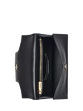 DKNY Avril leather satchel black gold - British product
