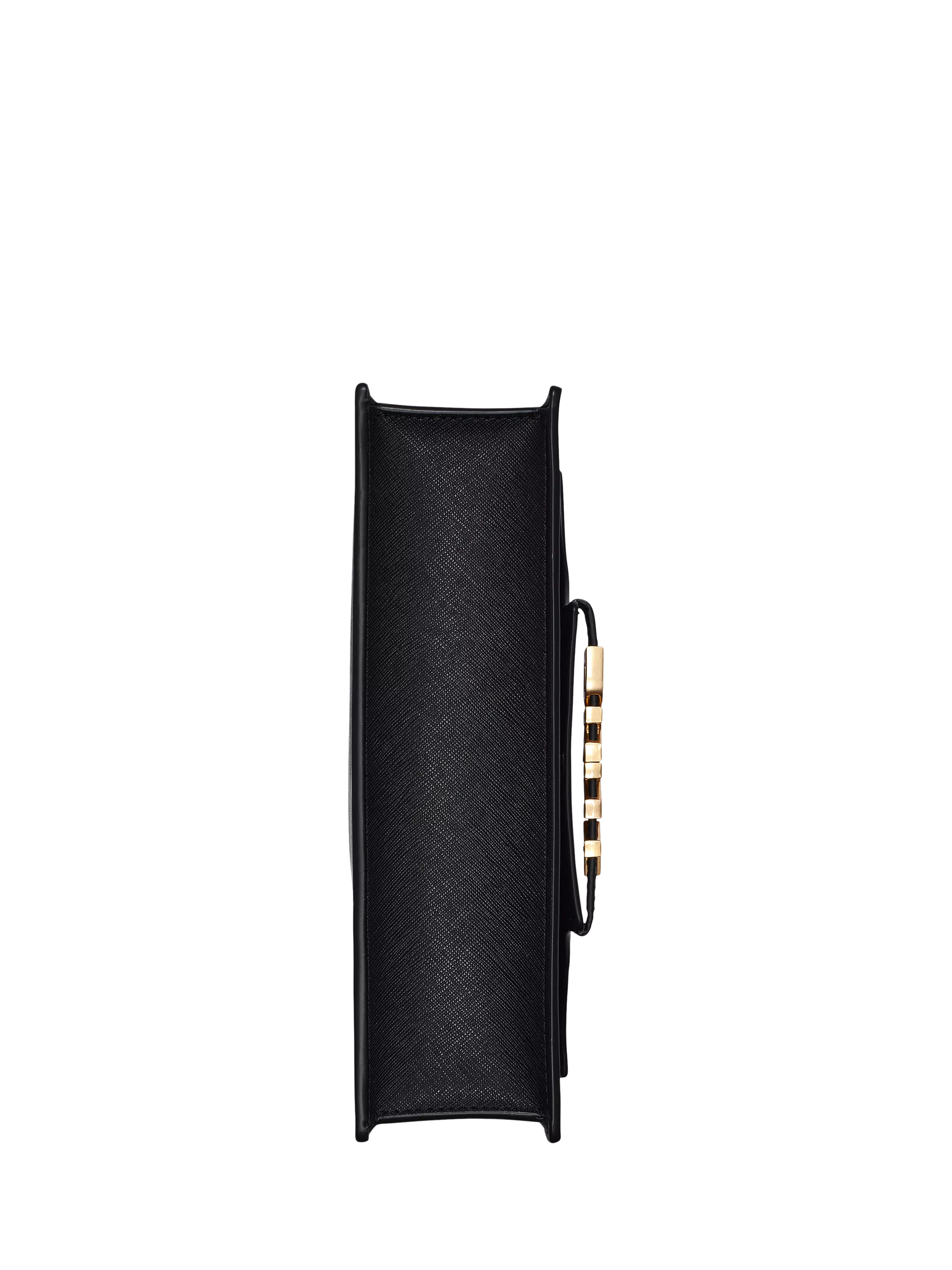 DKNY Avril leather satchel black gold - British product