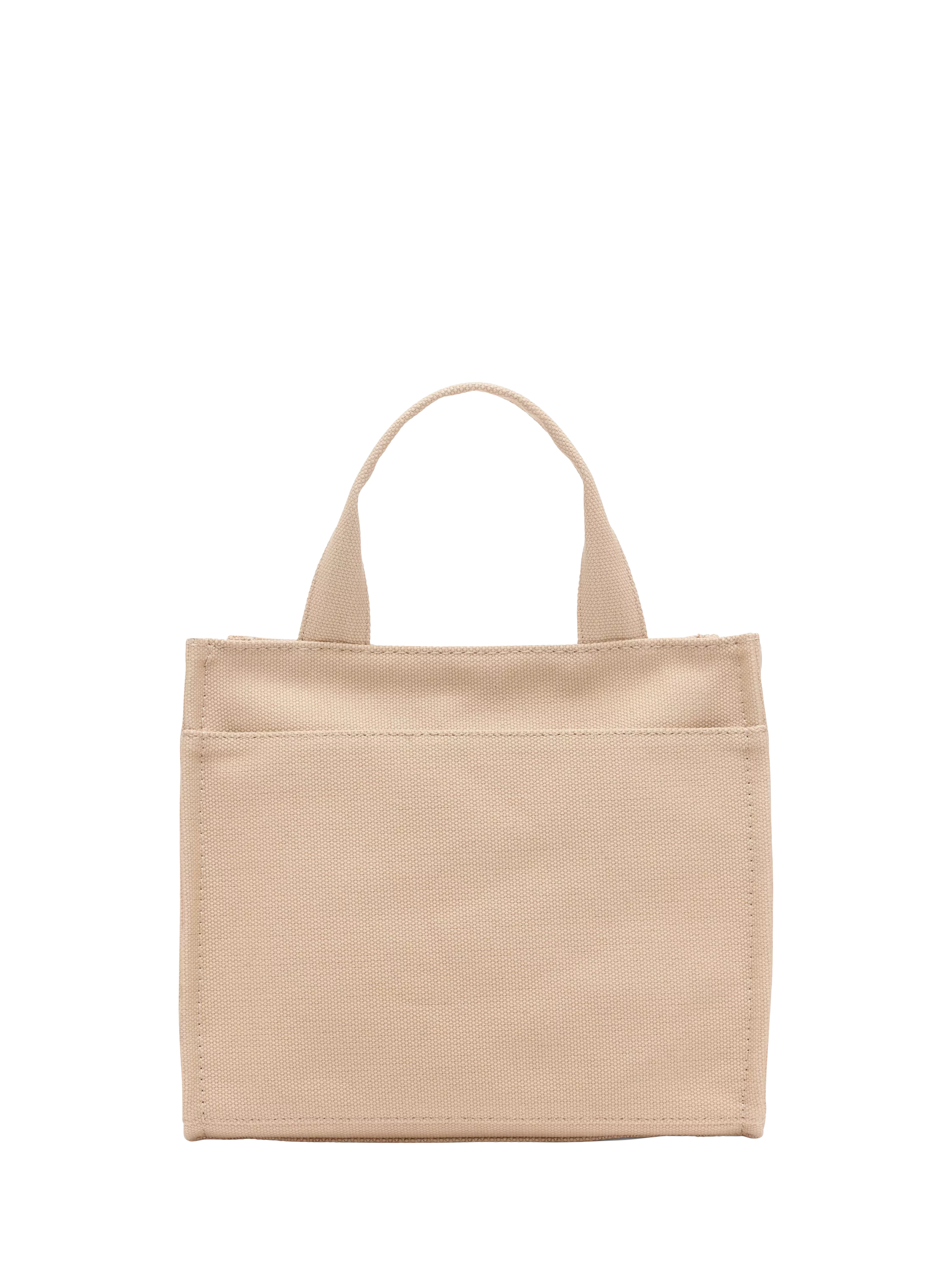 DKNY Hadlee canvas tote bag in khaki and black, UK version
