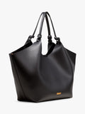 DKNY Paula large shopper tote bag in black and gold (British brand)