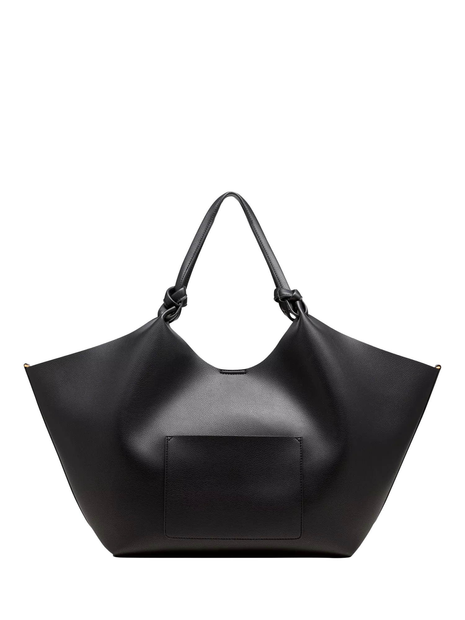 DKNY Paula large shopper tote bag in black and gold (British brand)
