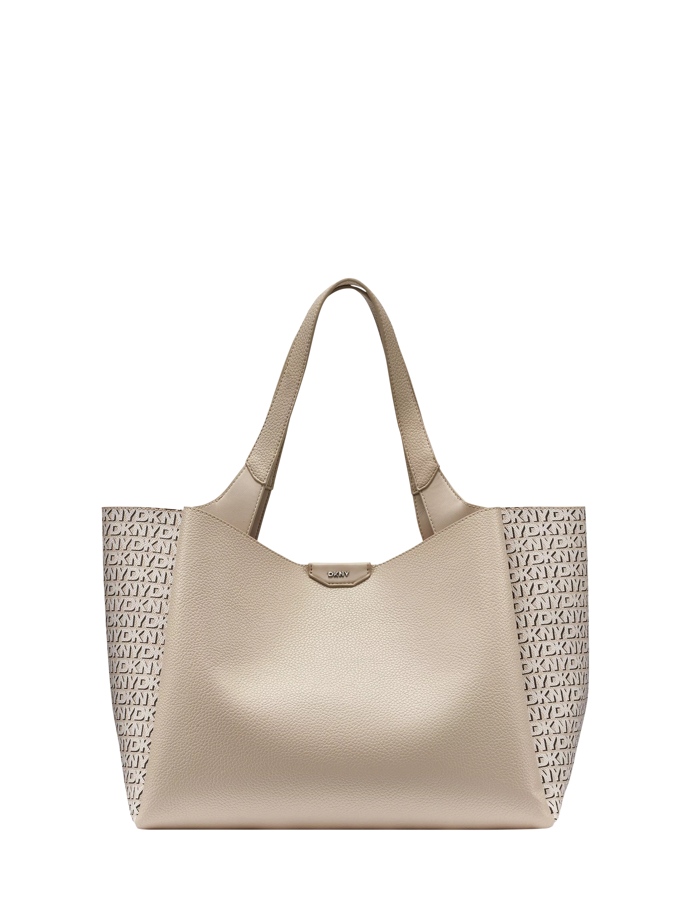 DKNY Willa twin handle tote bag light taupe, UK version