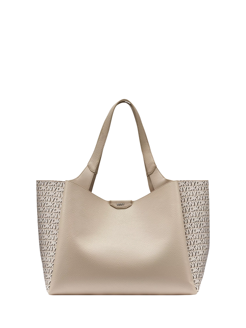 DKNY Willa twin handle tote bag light taupe, UK version
