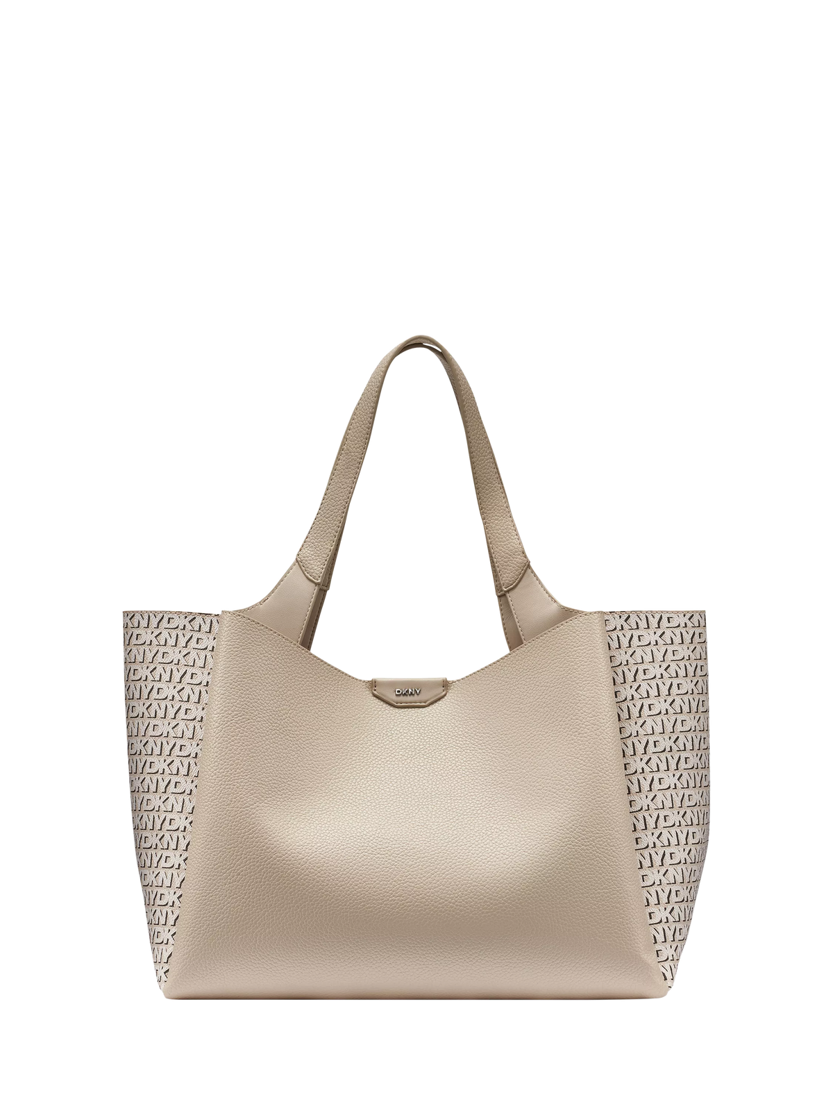 DKNY Willa twin handle tote bag light taupe, UK version