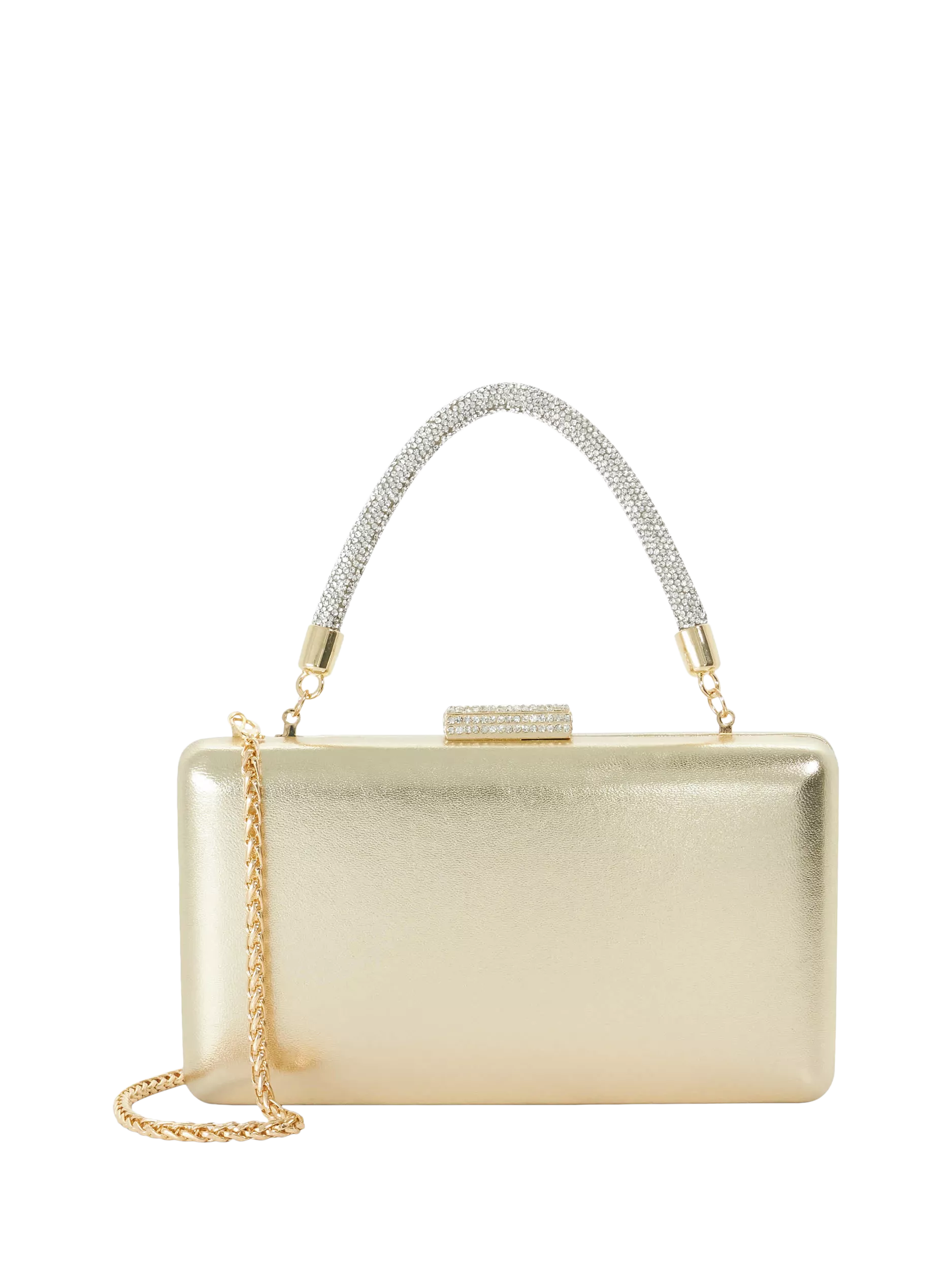 Dune London diamante handle clutch bag - British product