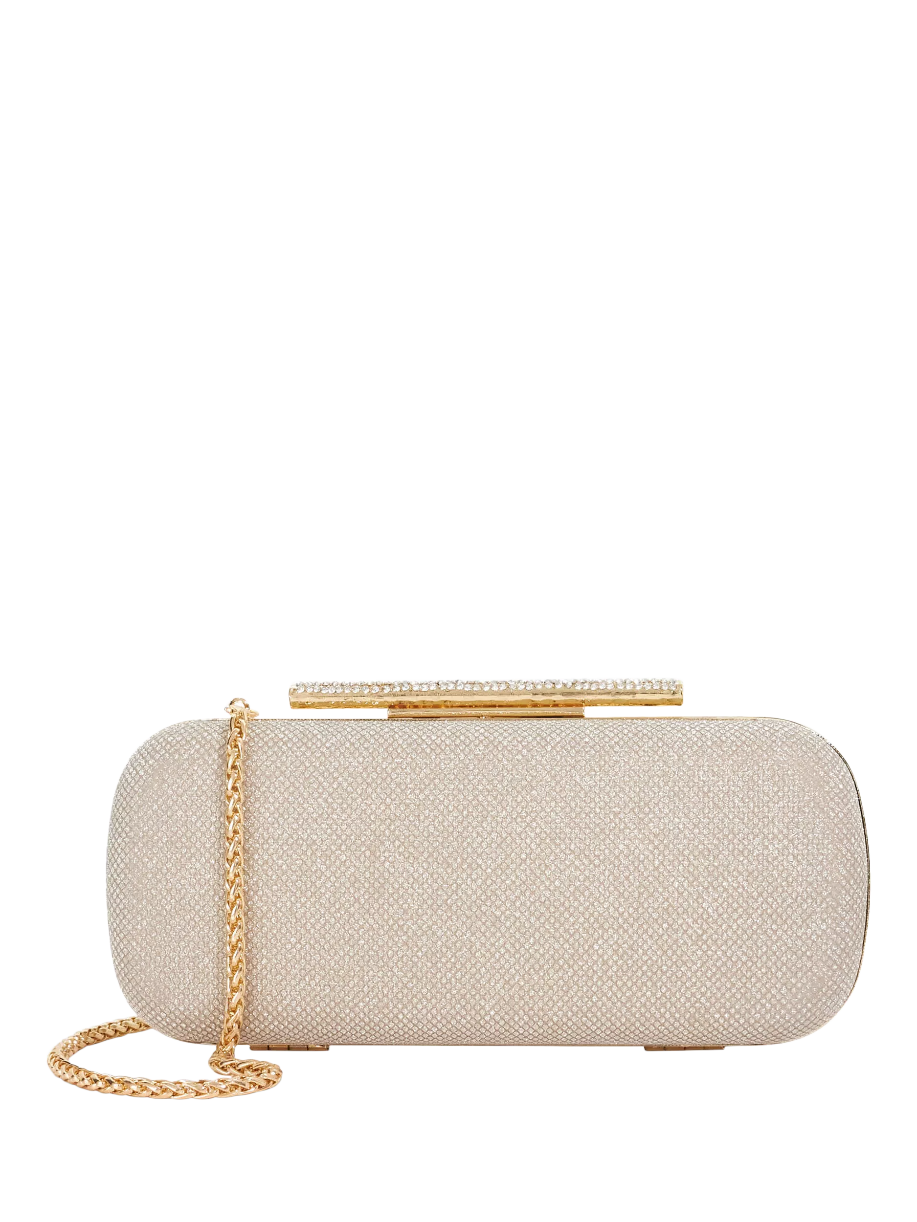 Dune London gold chain strap clutch bag - British product