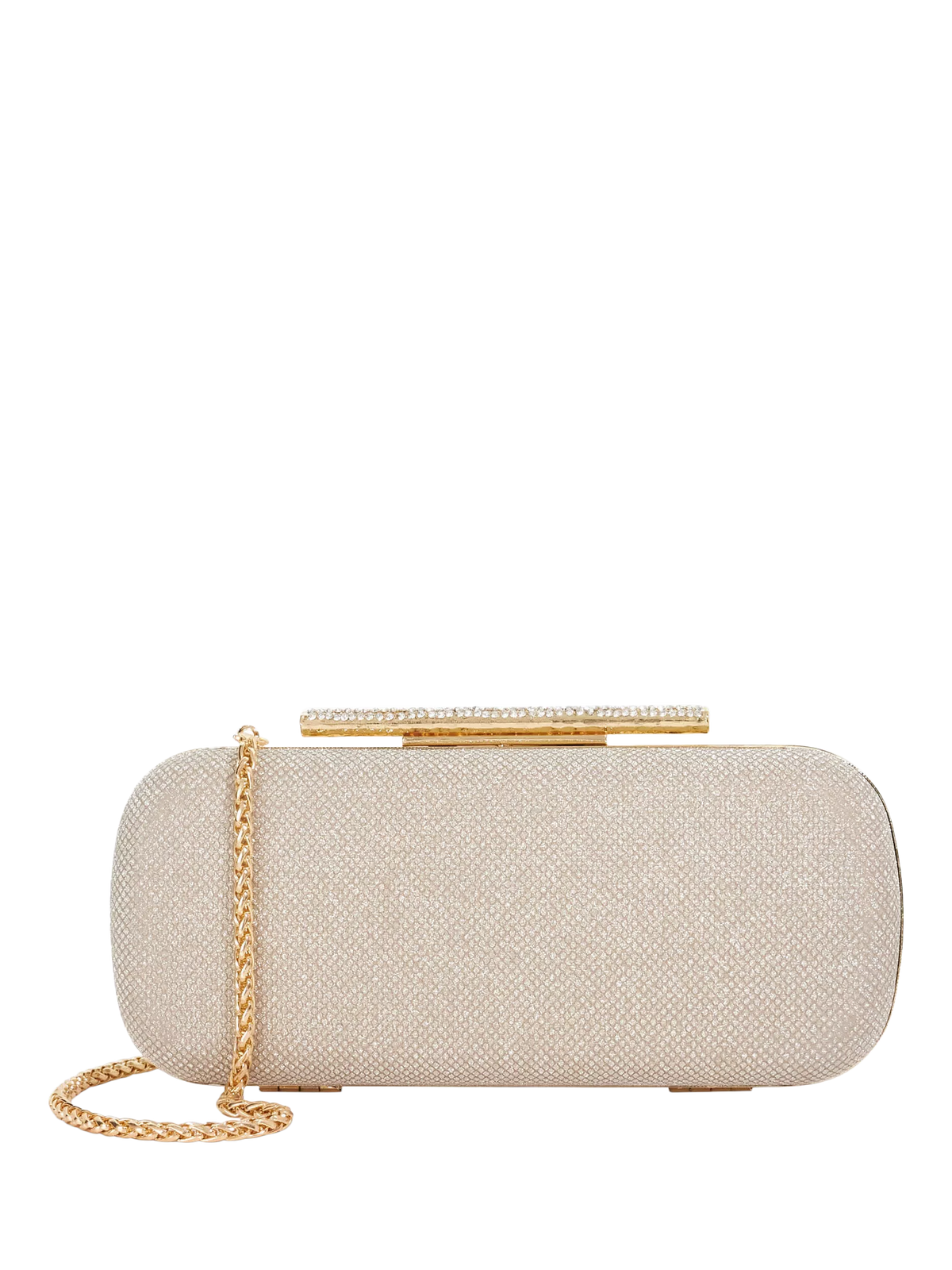Dune London gold chain strap clutch bag - British product